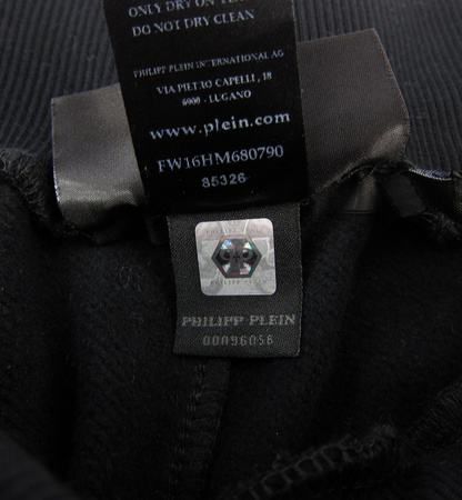 PHILIPP PLEIN "untold" Herren Men Luxury Sporthose Jogging Pants Schwarz Black