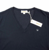 DIESEL T-RUTH-R 0R919 Herren Men T-Shirt V-Neck Dunkelblau-Navy Kurzarm Größe L