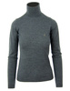 ARMANI JEANS 05W17 Damen Women Rollkragenpullover Strick Schurwolle Grau Grey  