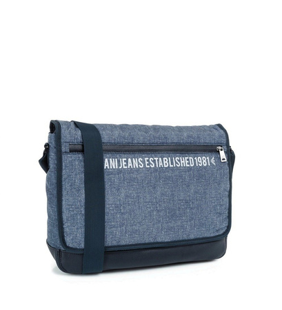 ARMANI JEANS AJ C6263 Unisex Damen Herren Laptop Tasche Umhängetasche Bag Blau