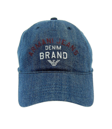 ARMANI JEANS 76415 Herren Men Mütze Kappe Cap Hat Basecap Blau Blue Jeans