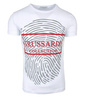 TRUSSARDI Collection M2 Berra Herren Men T-Shirt Kurzarm Weiß White NEU NEW