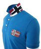 NAPAPIJRI Edenton Herren Men Polo T-Shirt Poloshirt Royal Blau Blu