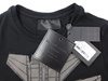 PHILIPP PLEIN "Clever Rock" Herren Men Luxury T-Shirt Schwarz # Air Force Plein