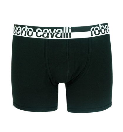 ROBERTO CAVALLI Herren Men Boxershorts 2er-Pack Doppelpack Bi-Pack Schwarz Black