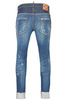 DSQUARED² Skater Jean Herren Men Jeans Hose Made in Italy Denim Blau