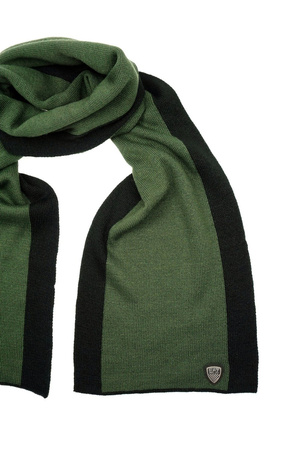 EMPORIO ARMANI EA7 Herren Men Schal Scarf Grün Green Made in Italy