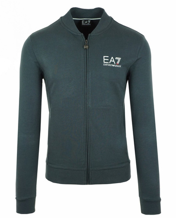 EMPORIO ARMANI EA7 3YPM81 Herren Men Sweatshirt Sweatjacke Anthracite Grau/Blau