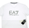 EMPORIO ARMANI EA7 273205 5P237 Herren Men T-Shirt Kurzarm Logo Weiß White VNeck
