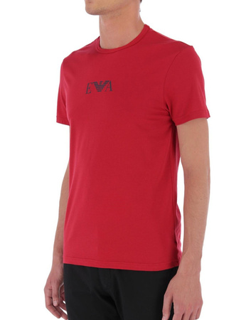 EMPORIO ARMANI Herren Men T-Shirt 2er Pack 2 Stück Rot + Marine