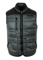 TRUSSARDI JEANS 4952S51 Herren Men Weste Vest Gilet Jacke Grau Grey Warm 