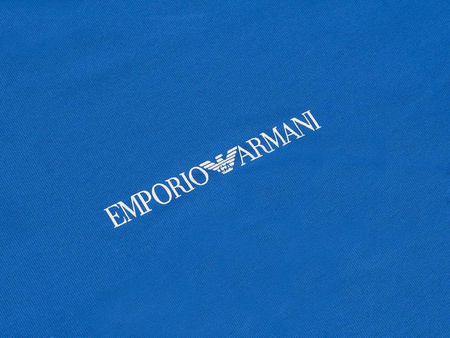 EMPORIO ARMANI Herren Men T-Shirt 2er Pack 2 Stück Figurbetont Schwarz Blau