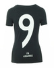 ARMANI JEANS C5H54 Damen Women T-Shirt Dunkelblau-Navy Zahl 9 Hinten