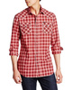 DIESEL Okain 008J8J Herren Men Karohemd Shirt Langarm Longsleeve Rot 