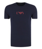 EMPORIO ARMANI Herren Men T-Shirt 2er Pack 2 Stück Rot + Marine
