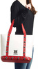 LOVE MOSCHINO JC406PP11LF110B Damen Women Shopper Bag Tasche Weiß White Rot Red