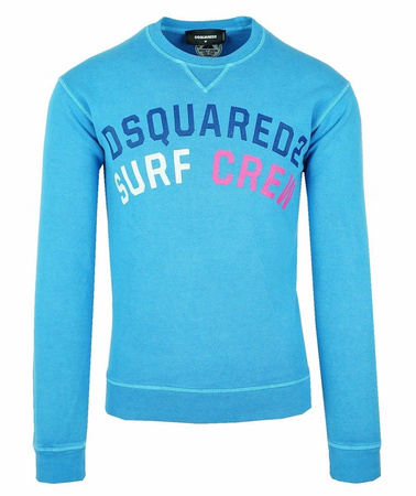 DSQUARED2 S74GU0156 Herren Men Pullover Sweatshirt Blau Blue Made in Italy 
