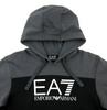 EMPORIO ARMANI EA7 6YPM98 Herren Men Kapuzenpullover Hoodie Sweatshirt Schwarz