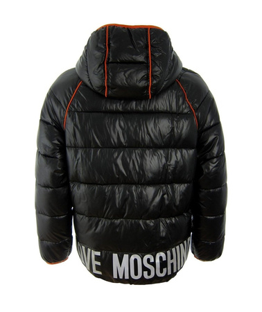 LOVE MOSCHINO MH63601T7989 C74 Herren Men Jacke Jacket Luxus Schwarz Black