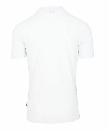 NAPAPIJRI Elec Herren Men Polo T-Shirt Poloshirt Weiß White