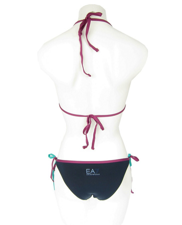 EMPORIO ARMANI EA7 911002 5A701 06935 Damen Women Bikini Set Triangle Beachwear 