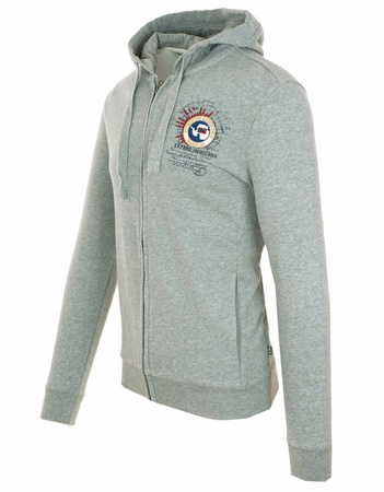 NAPAPIJRI Bandy Herren Men Kapuzenpullover Hoodie Sweatjacke Sweatshirt Grau