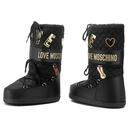LOVE MOSCHINO Damen Women Schuhe Shoes Schneeschuhe MoonBoot Made in ITALY