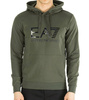 EMPORIO ARMANI EA7 Herren Men Kapuzenpullover Hoodie Sweatshirt SLIM FIT Grün