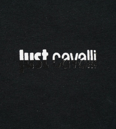 Just Cavalli E4M000060  Herren Men Langarmshirt Longsleeve Schwarz Black