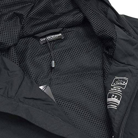EMPORIO ARMANI Herren Men Jacke Jacket Slim Fit Windjacke Regenjacke Schwarz