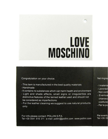 LOVE MOSCHINO JC4809PP4KLZ000A Damen Women Shopper Bag Handtasche Karriert  