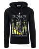 TRUSSARDI Herren Men Kapuzenpullover Hoodie Sweatshirt Schwarz Made in Italy 