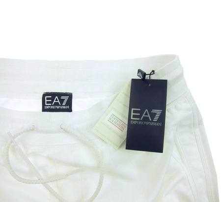 EMPORIO ARMANI EA7 4P132 Herren Men Shorts Kurz Hose Sport Jogging Weiß M-Medium