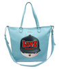 LOVE MOSCHINO JC4135PP1KL40700 Damen Women Shopper Bag Tasche Blau Blue