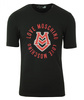 LOVE MOSCHINO Herren Men T-Shirt Kurzarm Logo Schwarz Black Slim Fit