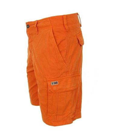 NAPAPIJRI Non A N0Y8FNA34 Herren Men Cargo Shorts Kurz Hose Bermuda Orange Neu 