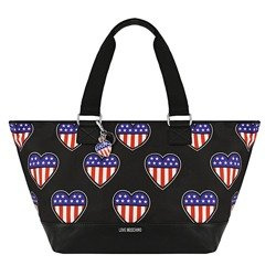 LOVE MOSCHINO JC4808PP4KLY000A Damen Women Shopper Bag Tasche Purse Schwarz