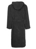 EA7 EMPORIO ARMANI Herren Men Bademantel Bathrobe mit Kapuze Anthracite