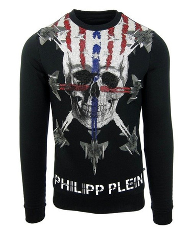 PHILIPP PLEIN "Carrollwood" Herren Men Luxury Sweatshirt Pullover Swarovski PP78