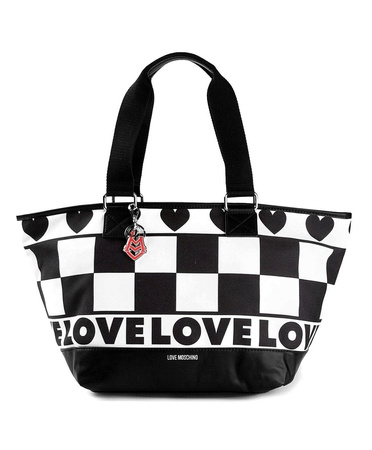LOVE MOSCHINO JC4809PP4KLZ000A Damen Women Shopper Bag Handtasche Karriert  