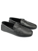 EMPORIO ARMANI Mokassin Herren Men Halbschuhe Shoes Schwarz Black