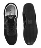 ARMANI JEANS AJ V6504 Herren Men Sneaker Sportschuhe Shoes Schwarz Logo