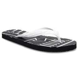 EMPORIO ARMANI Herren Men Flip Flops Zehentrenner Schwarz/Weiß