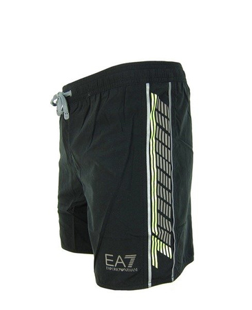 EMPORIO ARMANI EA7 5A722 Herren Men Badeshorts Kurz Hose Badehose Schwarz Black