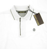 ROBERTO CAVALLI FSR687 Herren Men Polo T-Shirt Poloshirt Weiß White