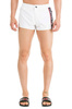 EMPORIO ARMANI Herren Men Badeshorts Badehose Beachwear Weiß Slim Fit