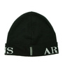 ARMANI JEANS Herren Men Mütze Haube Beanie Hat Schwarz Black Made In Italy