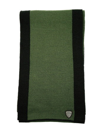 EMPORIO ARMANI EA7 Herren Men Schal Scarf Grün Green Made in Italy