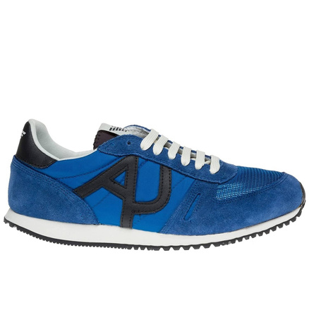 ARMANI JEANS Herren Men Sneaker Sportschuhe Shoes Blau Blue Größe 44