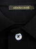 ROBERTO CAVALLI FSR602KB005 Herren Men Poloshirt T-Shirt Schwarz Black